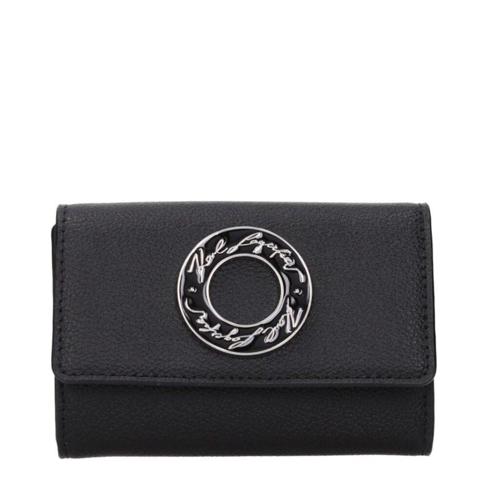 Karl Lagerfeld Black Polyester Women's Wallet